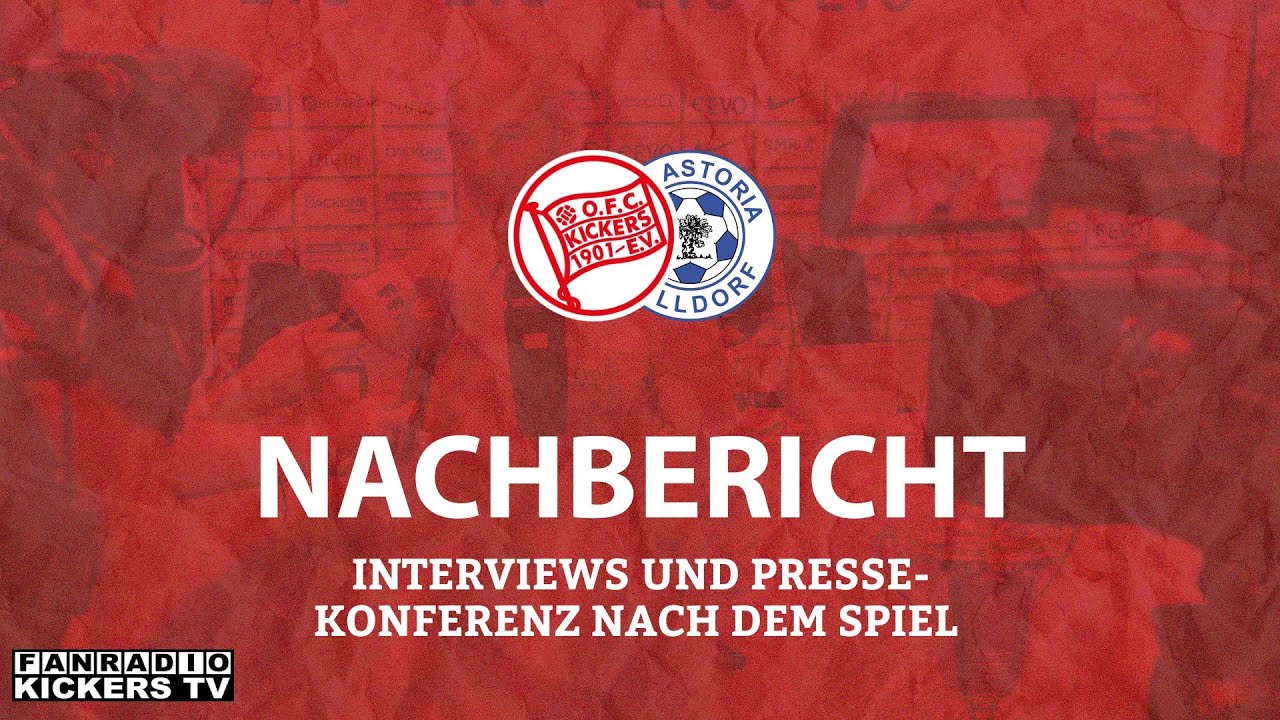 Originale Kickers-TV-Vorschaugrafik zum Nachbericht gegen Walldorf.